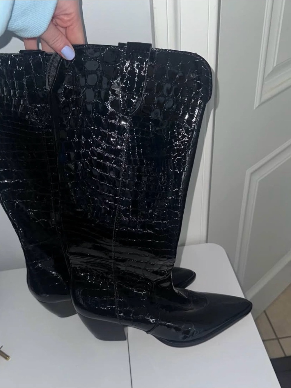 Women's Matisse Stella Western
Croc Embossed Knee-High
Boots